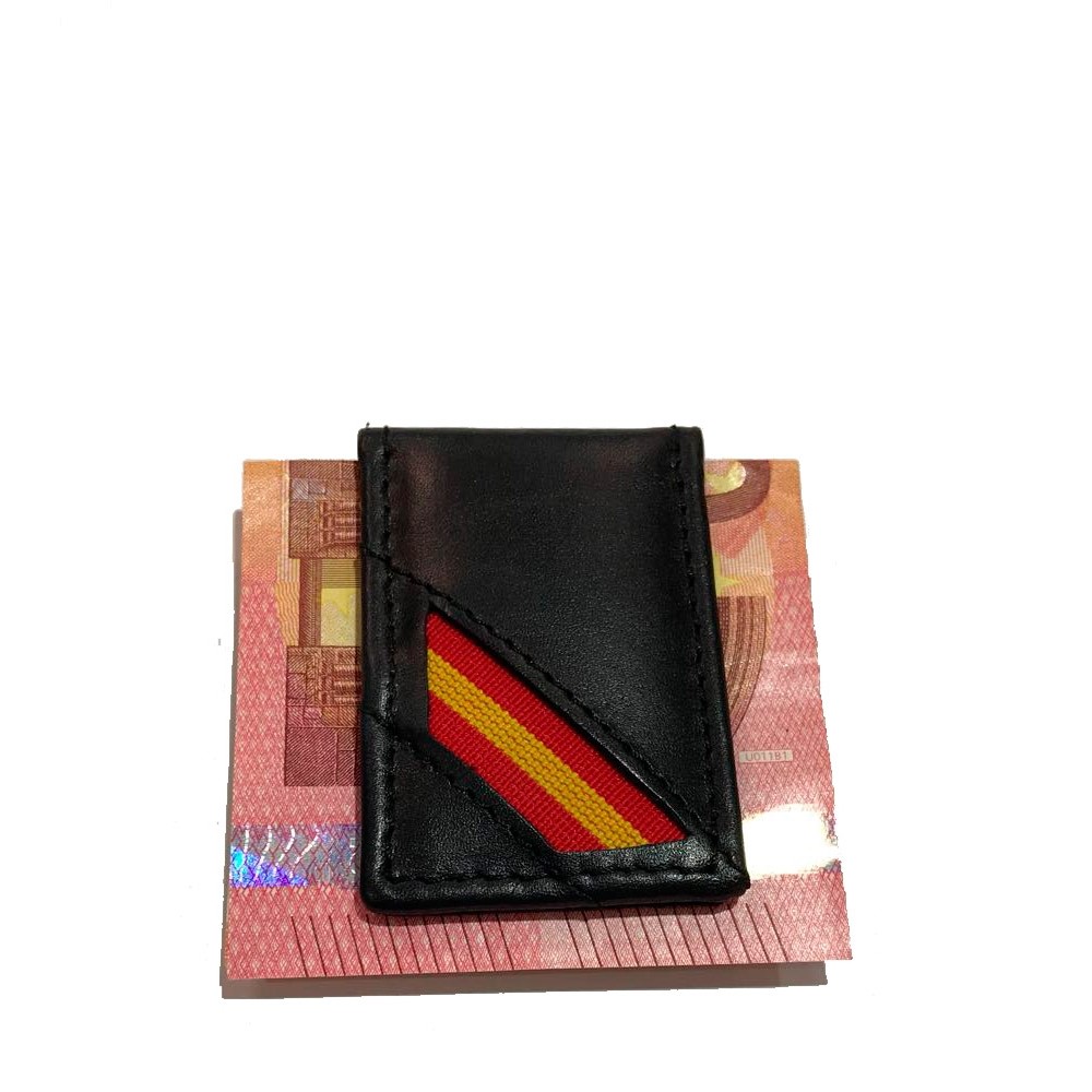 Money clip with the flag of Spain