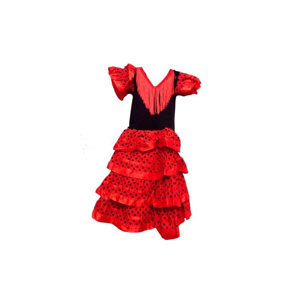 Disfraz de sevillana talla grande para mujer  Vestidos de sevillanas,  Disfraz de flamenco, Moda