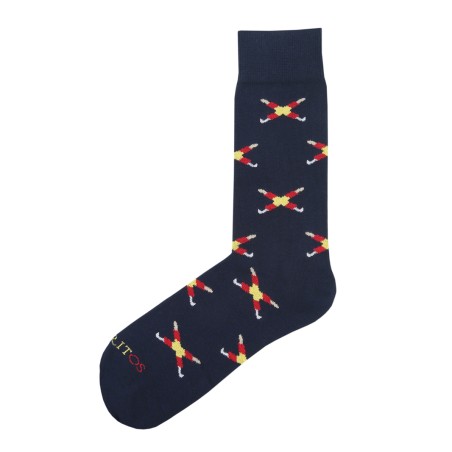 Chaussettes "Toreritos" Banderillas et Taureau