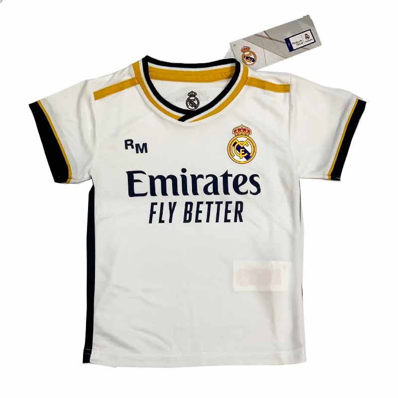 Camisetas del Real Madrid para niños aficionados