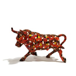 Orange Mosaic Bull