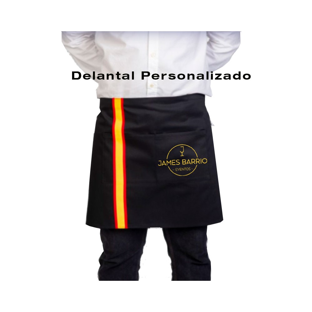 Personalized Spain Flag Waist Apron