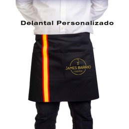 Personalized Spain Flag Waist Apron