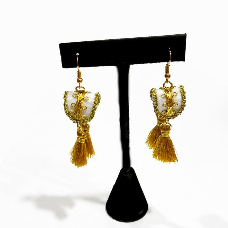 Bullfighting earrings "Bullfighting jacket shoulder pads"