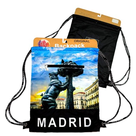 Mochila tipo saco "Monumentos de Madrid"