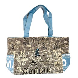 "Madrid Map" cloth bag