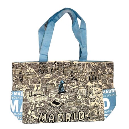 Sac en tissu "Carte de Madrid"