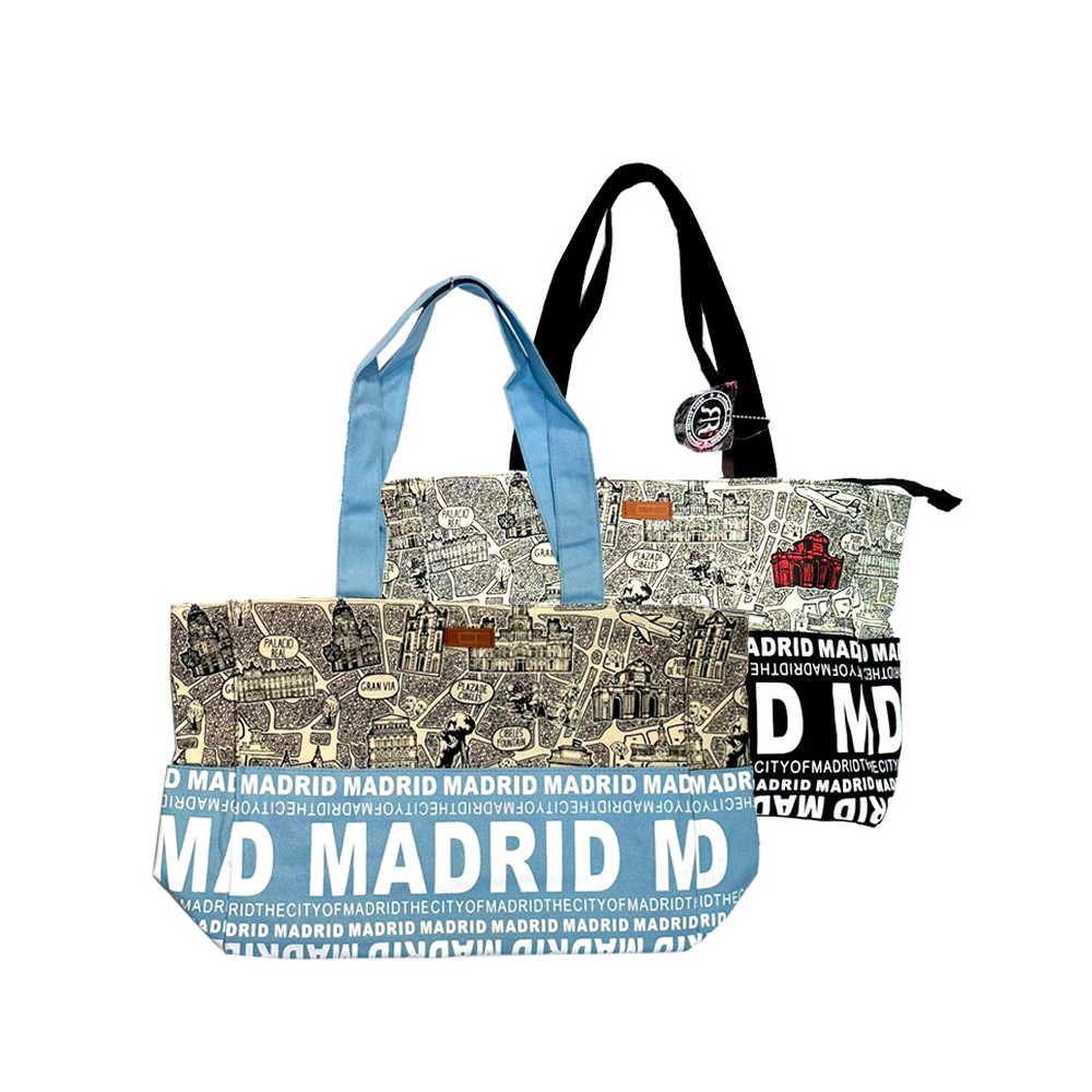 Bolso de tela "Mapa de Madrid"