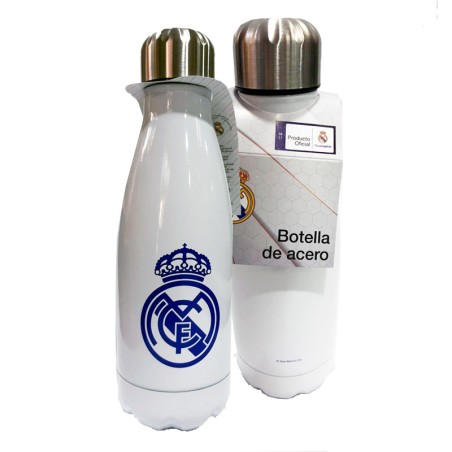 Botellín termico "Real Madrid" color blanco