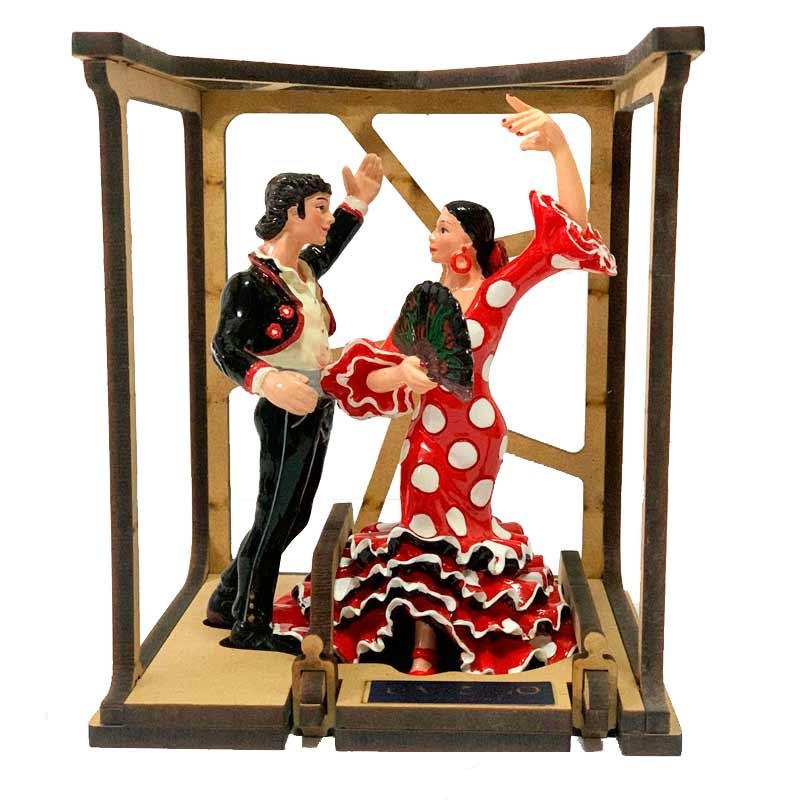 Couple of flamenco dancers