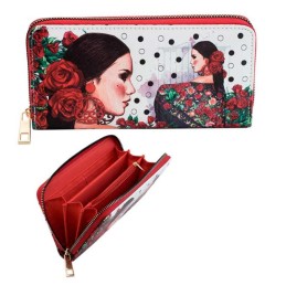 Cartera de mujer grande "Flamenca"