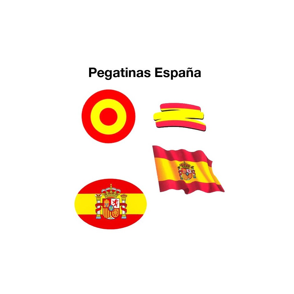 Pegatina Cuadrada Bandera España